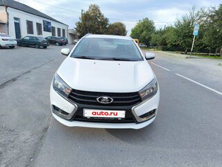 2017 Lada (ВАЗ) Vesta SW I, белый, 855000 рублей, вид 3
