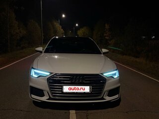 2020 Audi A6 40 TDI V (C8), белый, 3850000 рублей, вид 3