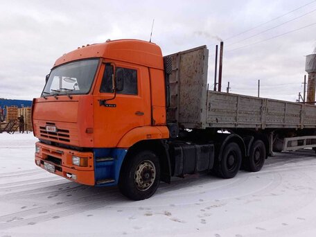 2012 КамАЗ 6460, оранжевый, 1000000 рублей, вид 1