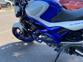 2011 Suzuki SFV 650 Gladius, синий, 405000 рублей, вид 5