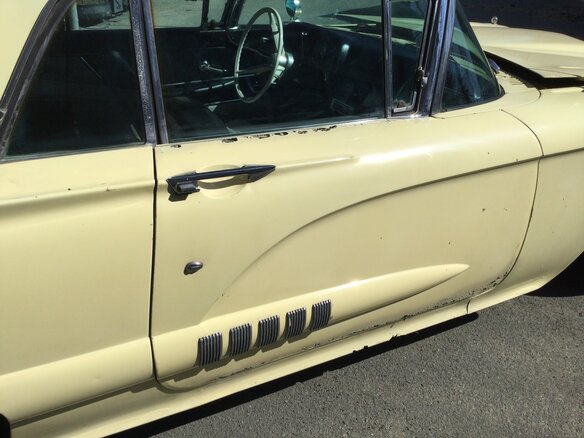 1957 Ford Thunderbird I, жёлтый - вид 11