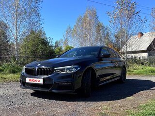 2018 BMW 5 серии 530d xDrive VII (G30/G31/G38), чёрный, 4100000 рублей, вид 2