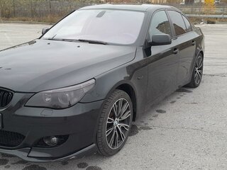 2006 BMW 5 серии 525xi V (E60/E61), чёрный, 1100000 рублей, вид 2