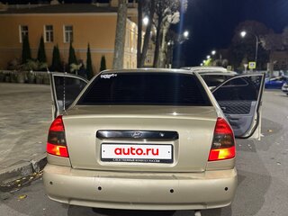 2006 Hyundai Accent ТагАЗ II, бежевый, 349000 рублей, вид 5