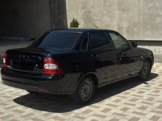 2008 Lada (ВАЗ) Priora I, чёрный, 235000 рублей, вид 4