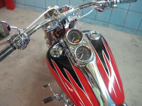 2006 Harley-Davidson Dyna Low Rider, красный, 844283 рублей, вид 3