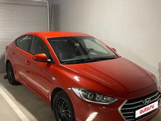 2016 Hyundai Elantra VI (AD), красный, 1350000 рублей, вид 3