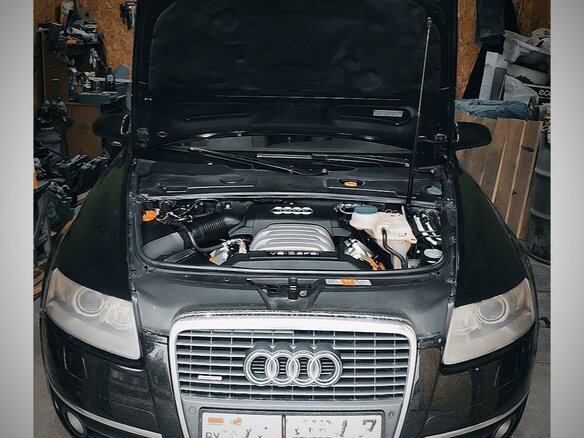 2006 Audi A6 III (C6), чёрный, 850000 рублей - вид 1