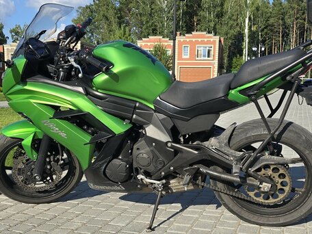 2014 Kawasaki Ninja 650, зелёный, 600000 рублей, вид 4