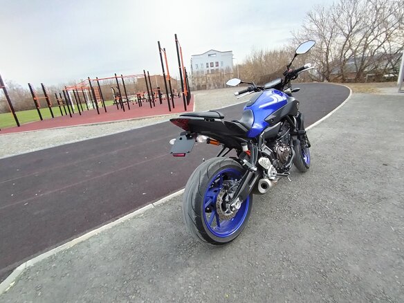2017 Yamaha MT-07 (FZ-07), синий, 730000 рублей - вид 15