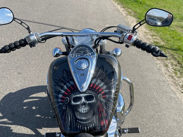 2005 Honda VTX 1300, зелёный, 570000 рублей - вид 6