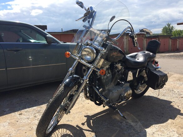 2002 Harley-Davidson Sportster 883, чёрный - вид 7