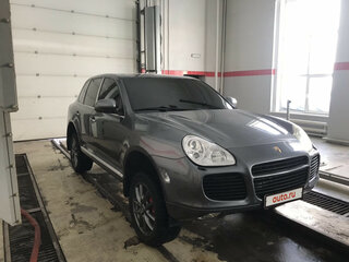 2003 Porsche Cayenne Turbo I (955), серый, 850000 рублей, вид 2