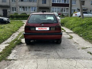 1997 Volkswagen Golf III, красный, 125000 рублей, вид 3
