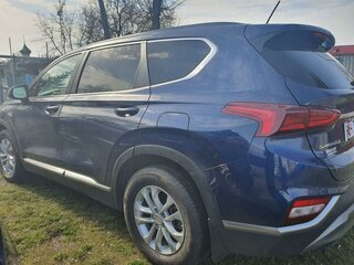 2020 Hyundai Santa Fe IV, голубой, 2620000 рублей, вид 2