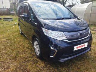 2018 Honda Stepwgn V Рестайлинг, чёрный, 1850000 рублей, вид 2