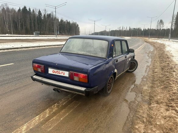 1998 Lada (ВАЗ) 2105, синий, 150000 рублей - вид 5