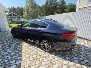 2018 BMW 5 серии 520d VII (G30/G31/G38), синий, 2500000 рублей, вид 5