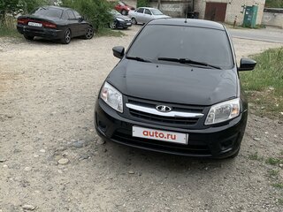 2016 Lada (ВАЗ) Granta I, чёрный, 550000 рублей, вид 4