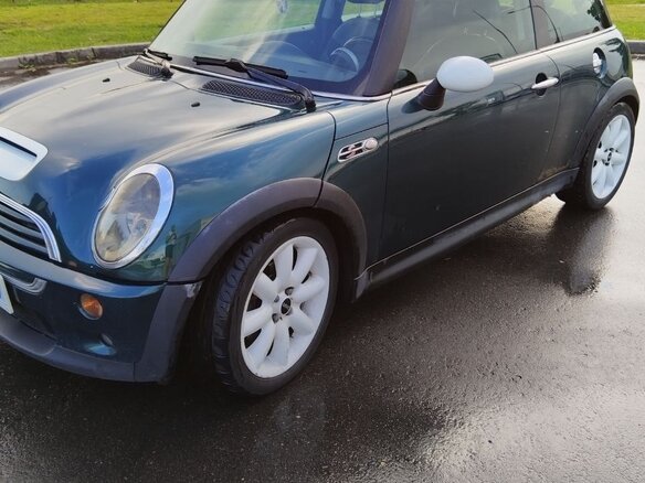 2004 Mini Hatch Cooper S I (R50), зелёный, 450000 рублей - вид 8
