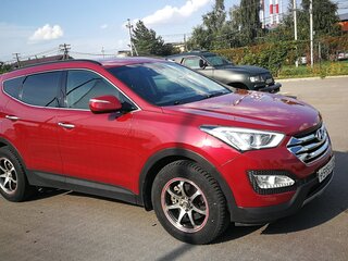 2013 Hyundai Santa Fe III, красный, 1250000 рублей, вид 4