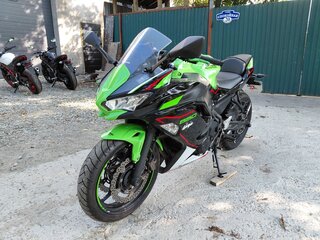 2021 Kawasaki Ninja 650, зелёный, 790000 рублей, вид 1