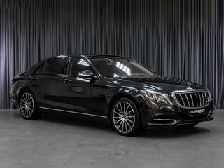 2016 Mercedes-Benz S-Класс 500 Long VI (W222, C217), чёрный, 4339000 рублей, вид 1