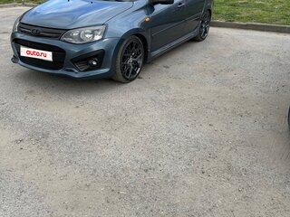 2014 Lada (ВАЗ) Kalina II, синий, 680000 рублей, вид 2