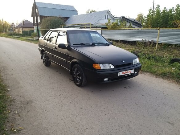 2007 Lada (ВАЗ) 2115, чёрный - вид 1