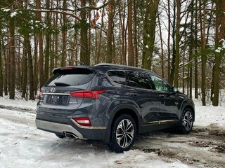 2020 Hyundai Santa Fe IV, серый, 3550000 рублей, вид 3