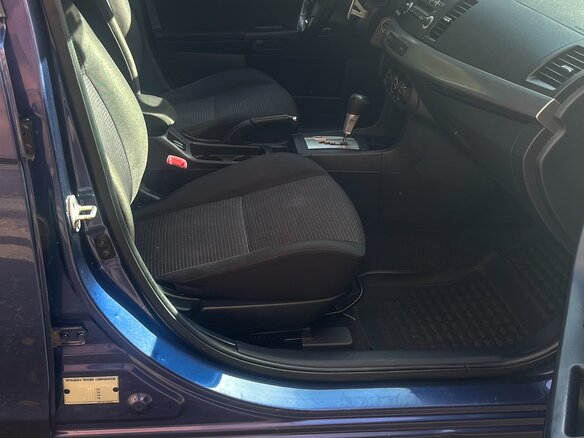 2010 Mitsubishi Lancer X, синий, 900000 рублей - вид 13