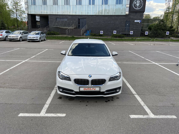 2015 BMW 5 серии 520d VI (F10/F11/F07) Рестайлинг, белый - вид 5