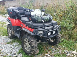 2011 Polaris Sportsman 850, красный, 830000 рублей, вид 4