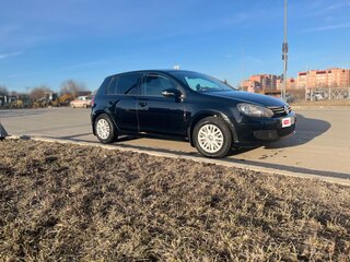 2012 Volkswagen Golf VI, чёрный, 650000 рублей, вид 4