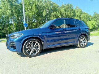 2021 BMW X3 20i xDrive III (G01), синий, 4990000 рублей, вид 4