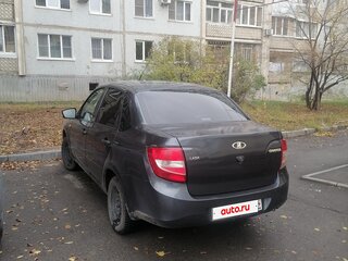 2015 Lada (ВАЗ) Granta I, серебристый, 350000 рублей, вид 4
