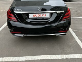 2019 Mercedes-Benz S-Класс 350 d Long VI (W222, C217) Рестайлинг, чёрный, 4300000 рублей, вид 2