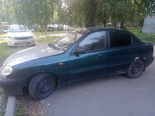 2002 Daewoo Lanos, зелёный, 135000 рублей, вид 5