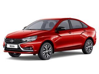 2026 Lada (ВАЗ) Vesta I Рестайлинг (NG), красный, 1800000 рублей, вид 1