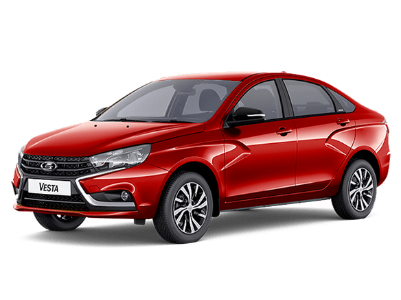 2026 Lada (ВАЗ) Vesta I Рестайлинг (NG), красный