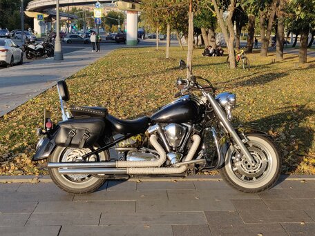 2003 Yamaha XV 1700 Road Star, чёрный, 649000 рублей, вид 3