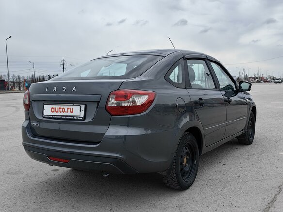 2022 Lada (ВАЗ) Granta I Рестайлинг, серый, 800000 рублей - вид 5