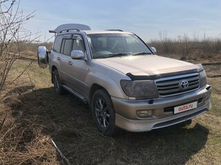 2002 Toyota Land Cruiser 100 Series Рестайлинг 1, серебристый, 1700000 рублей, вид 2