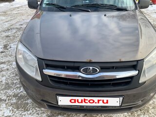 2014 Lada (ВАЗ) Granta I, коричневый, 320000 рублей, вид 4