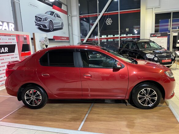 2014 Renault Logan II, красный - вид 10