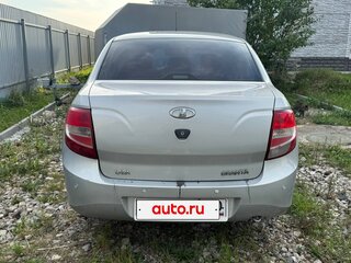 2014 Lada (ВАЗ) Granta I, серебристый, 570000 рублей, вид 4