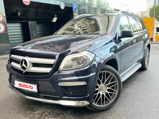 2015 Mercedes-Benz GL-Класс 350 II (X166), синий, 3110000 рублей, вид 2