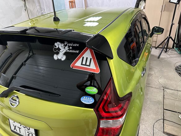 2017 Nissan Note II Рестайлинг, зелёный, 1100000 рублей - вид 23
