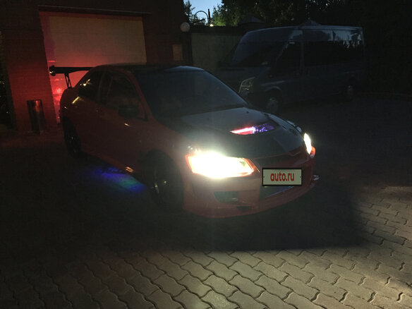 2003 Mitsubishi Lancer Evolution 5-speed VIII, красный - вид 16