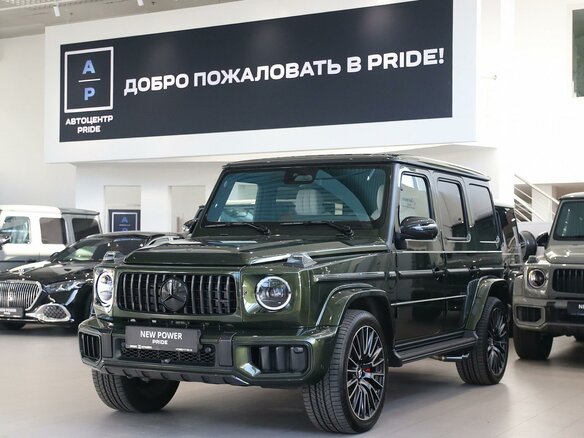 2026 Mercedes-Benz G-Класс AMG 63 AMG II (W465) Рестайлинг, зелёный - вид 3